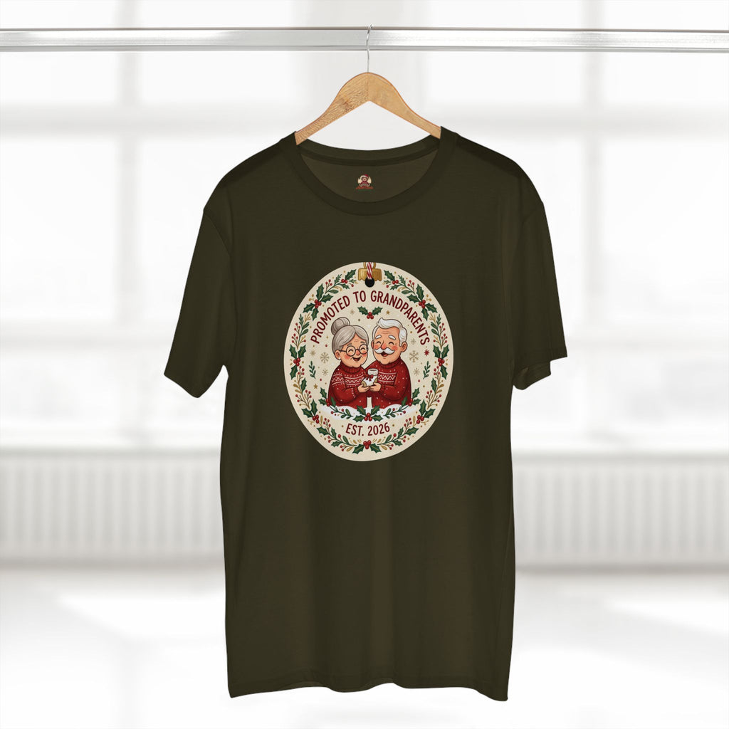 Casual Tee, Promoted to Grandparents (All Colors)(Custom)