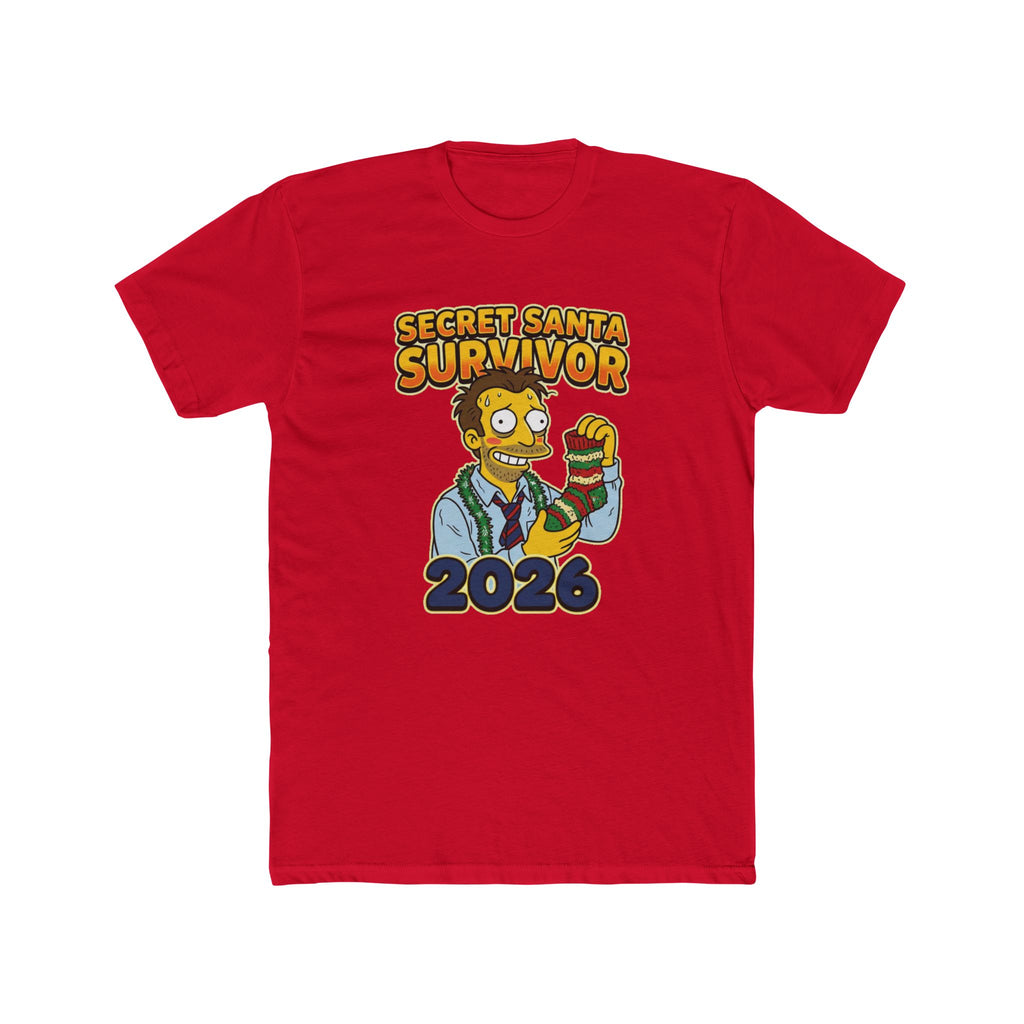 Secret Santa Survivor, Cotton T-Shirt (All Colors)