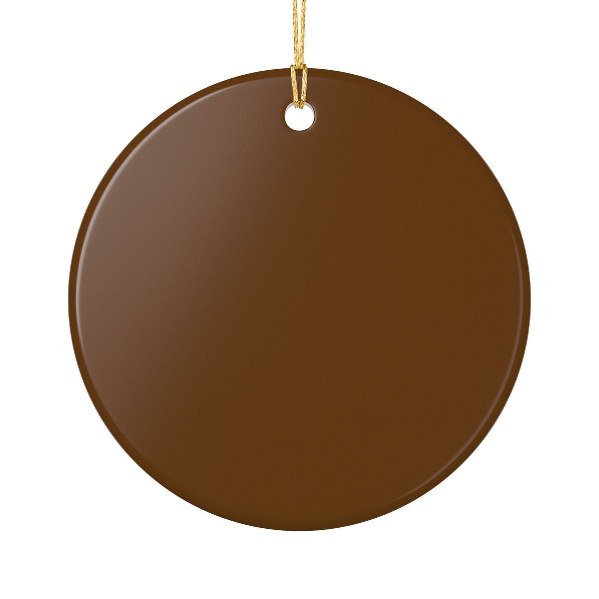 Ceramic Ornament, Secret Santa Survivor (Brown)