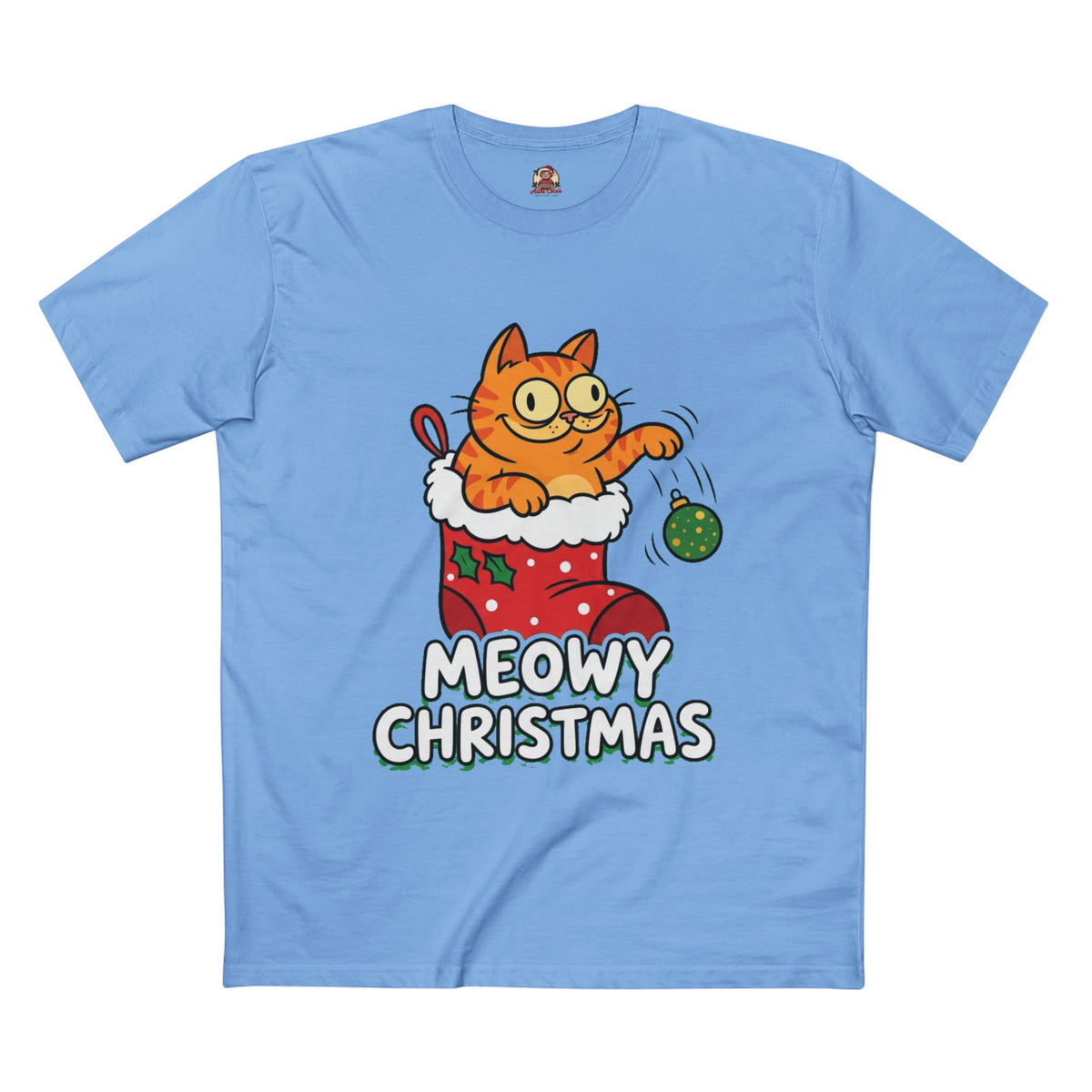 Casual Tee, Meowy Christmas (All Colors)