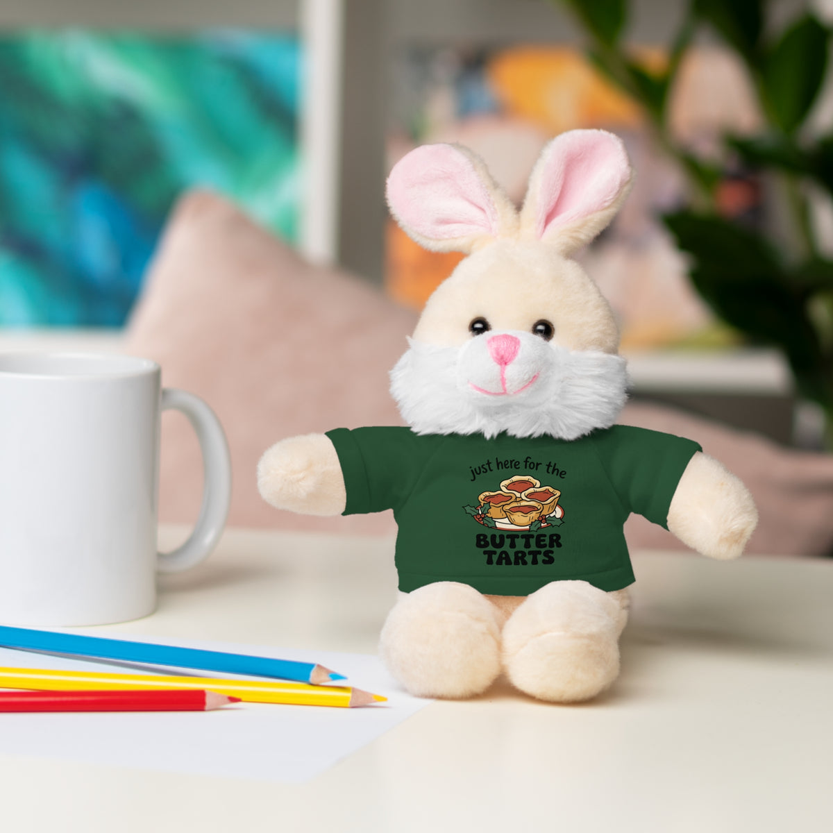 8” Varied Stuffed Animals, Butter Tarts (Custom)