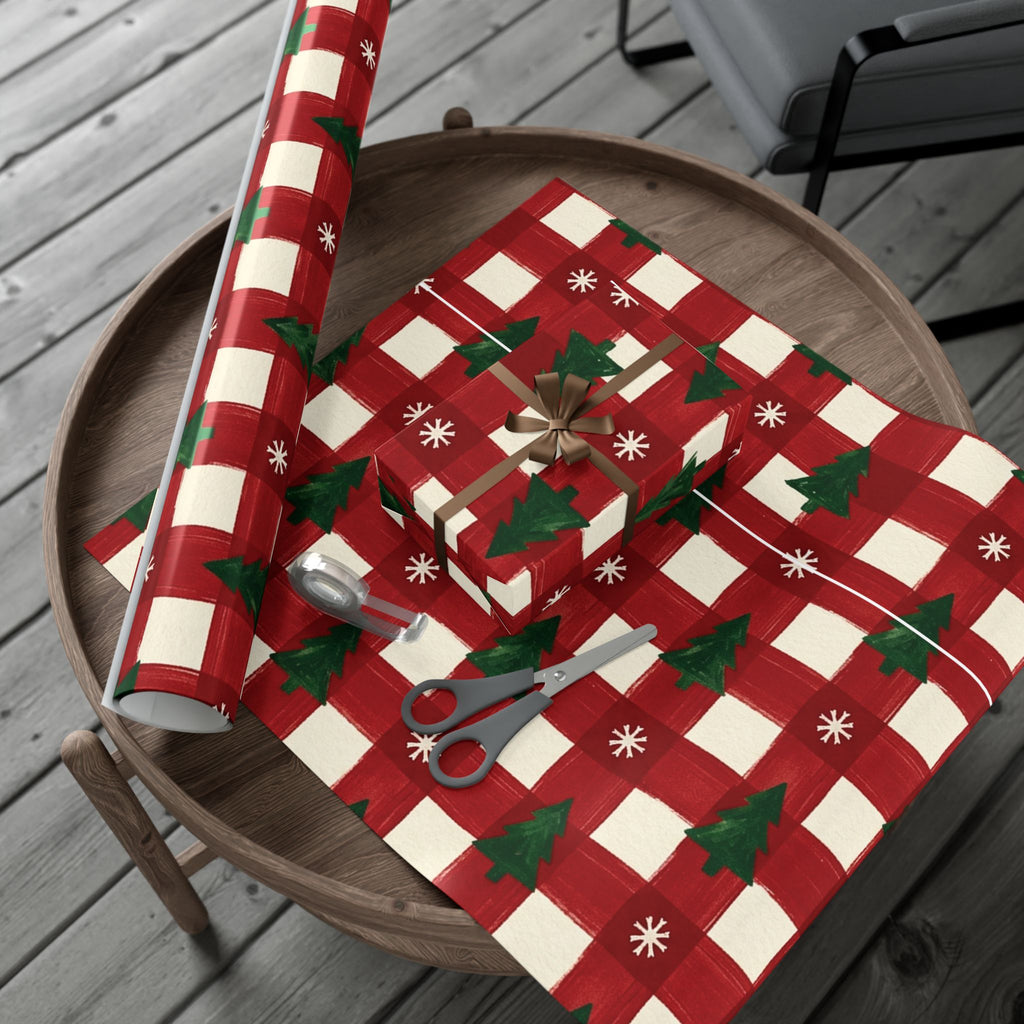 Christmas Giftwrap Paper, Classic Red (Custom)