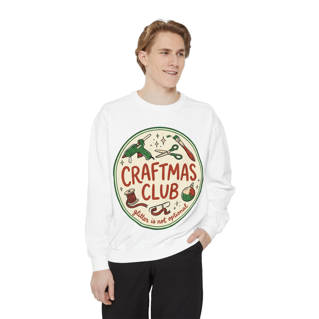 Dyed Sweatshirt, Craftmas Club (All Colors)