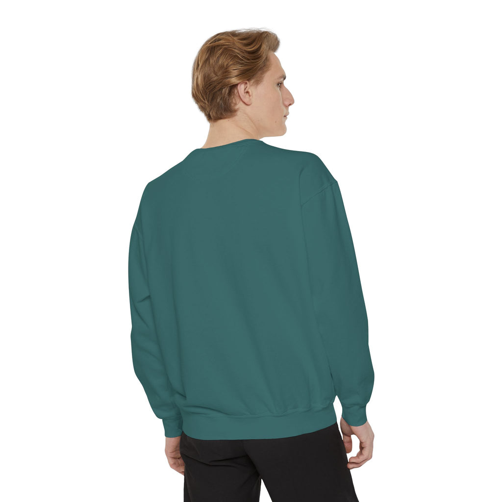 Dyed Sweatshirt, Merry Merry (White)
