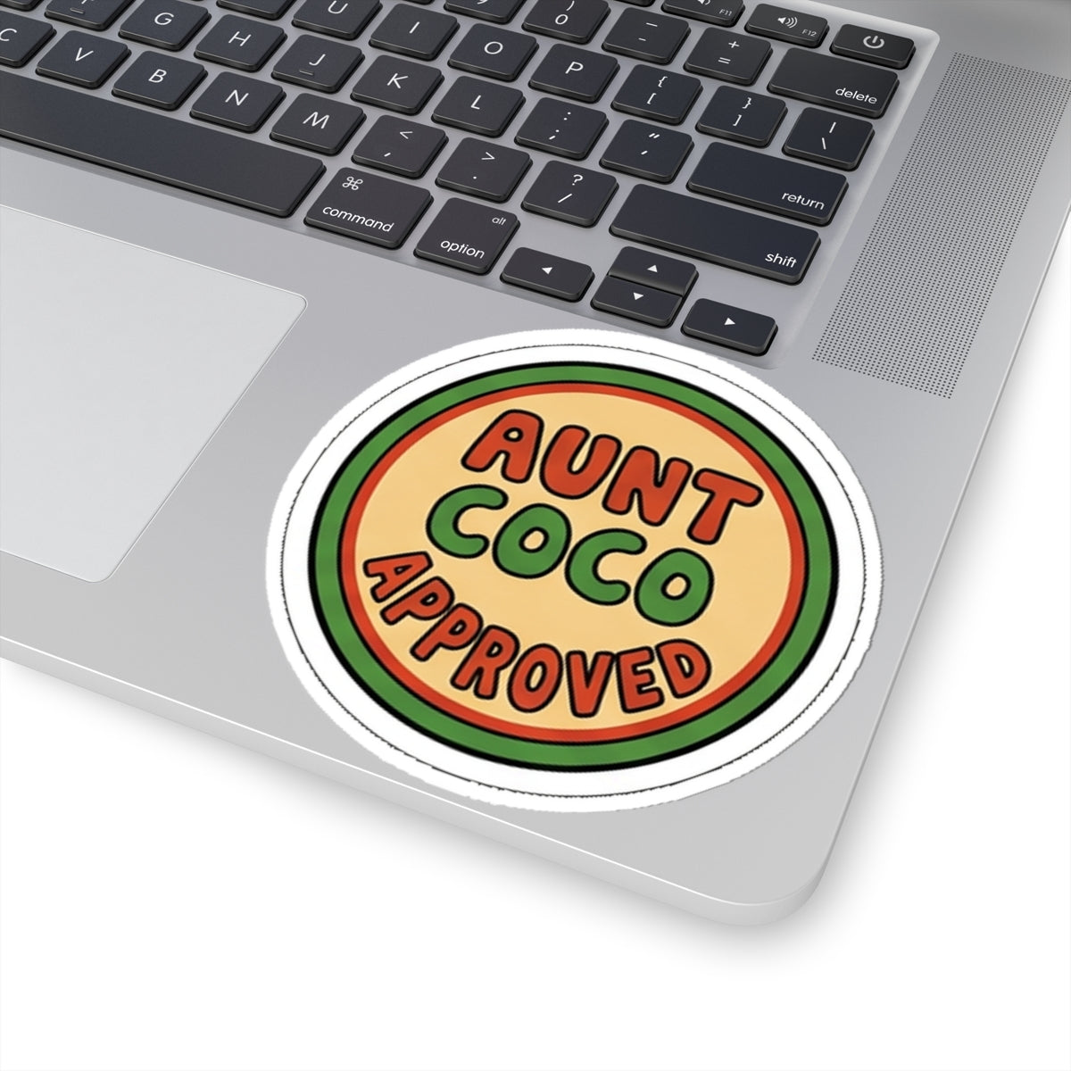 Kiss Cut Sticker, Aunt Coco Approved