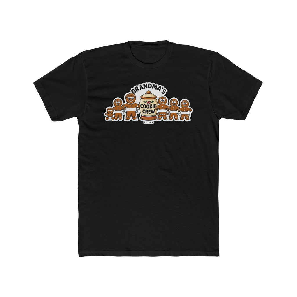 Grandma’s Cookie Crew 2026, Cotton T-Shirt (All Colors)(Custom)