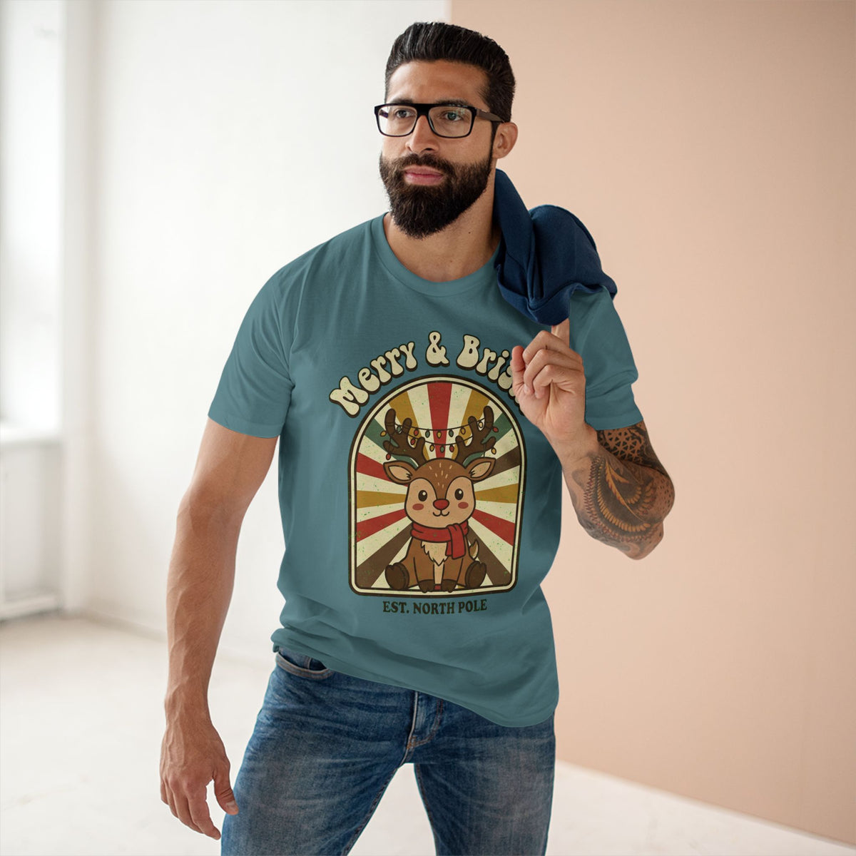 Casual Tee, Merry & Bright (All Colors)
