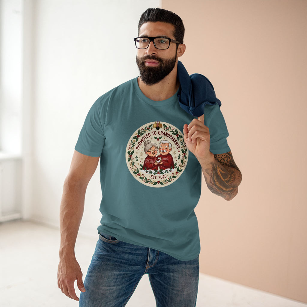 Casual Tee, Promoted to Grandparents (All Colors)(Custom)