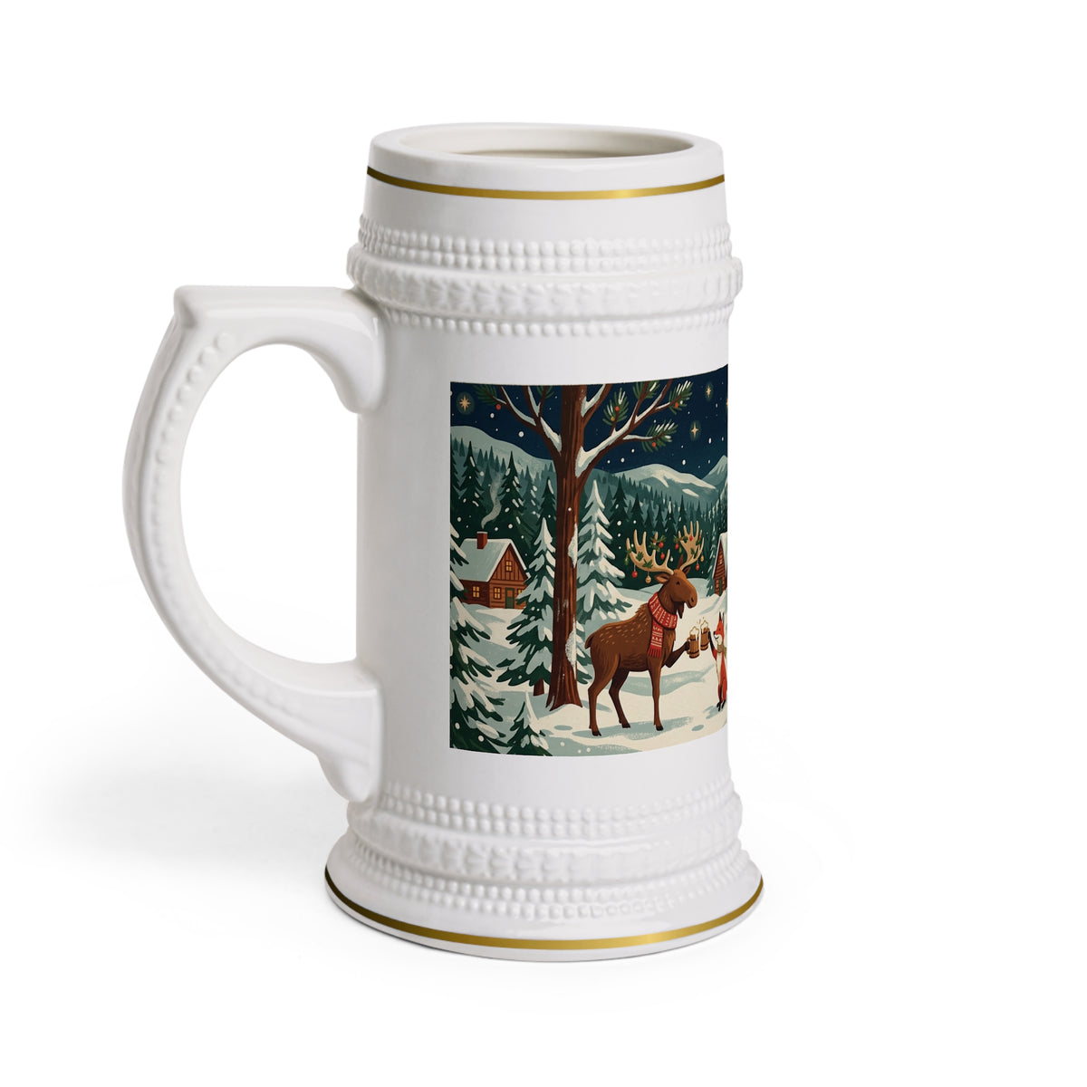 Medieval Mug, Snowy Nights (22oz)