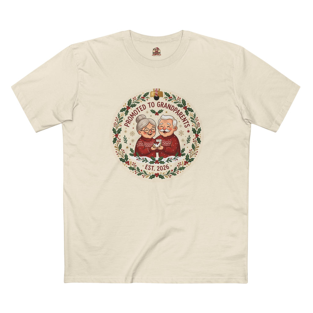Casual Tee, Promoted to Grandparents (All Colors)(Custom)