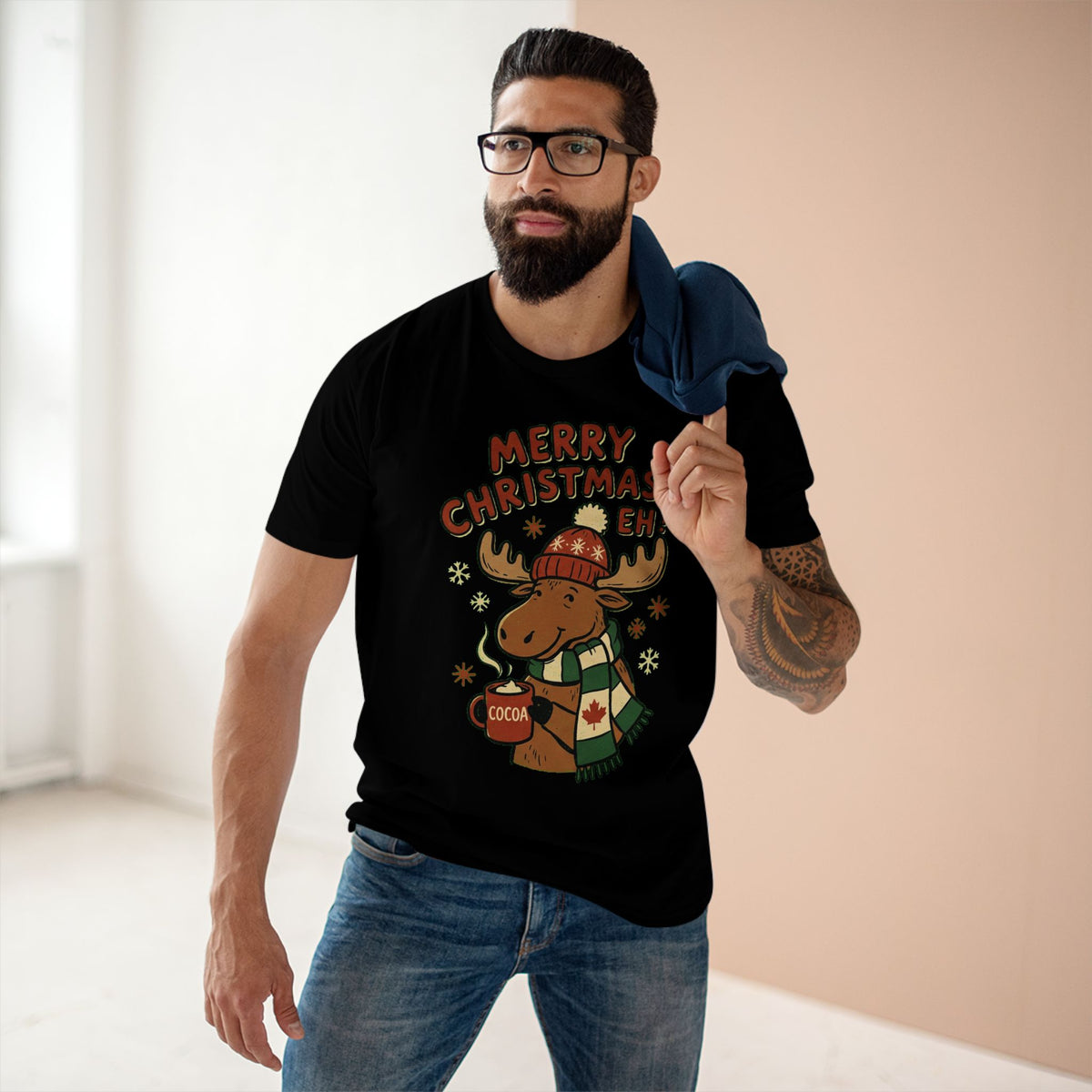 Casual Tee, Merry Christmas Eh? (All Colors)