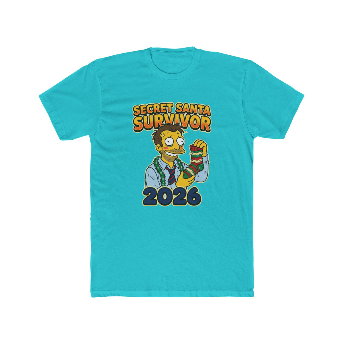 Secret Santa Survivor, Cotton T-Shirt (All Colors)