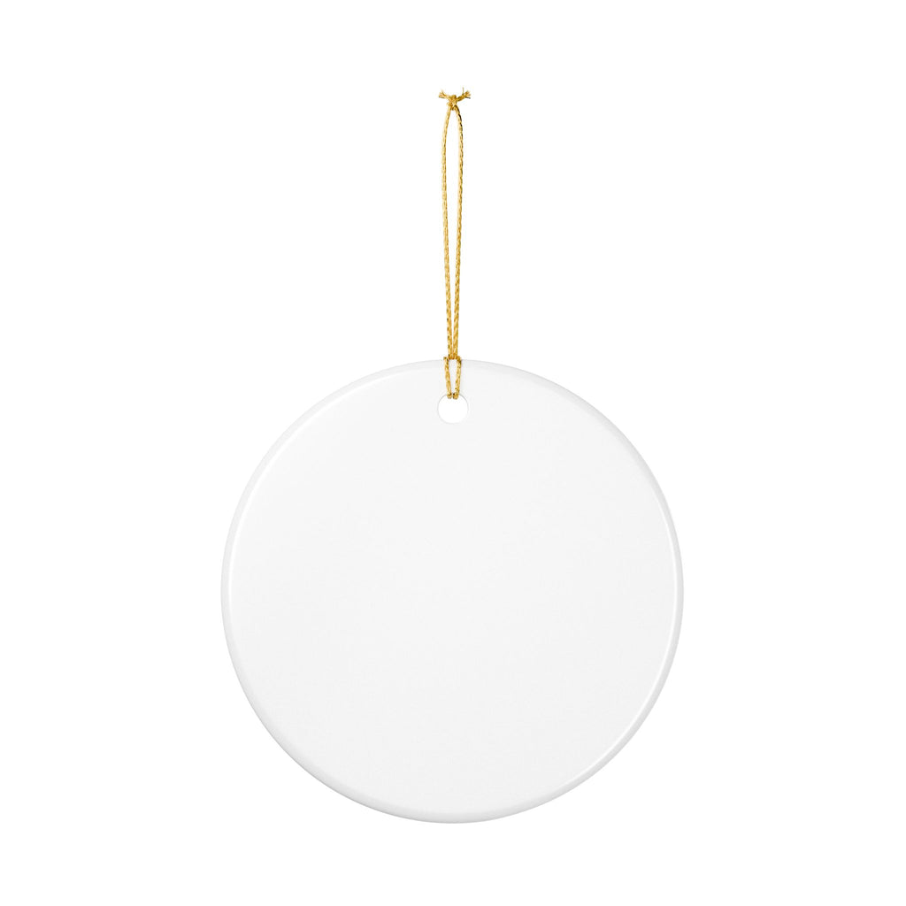 Ceramic Ornament, Secret Santa Survivor (White)