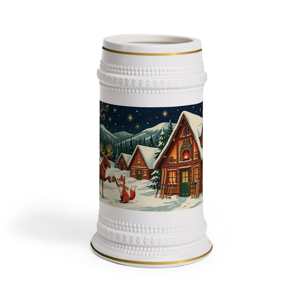 Medieval Mug, Snowy Nights (22oz)