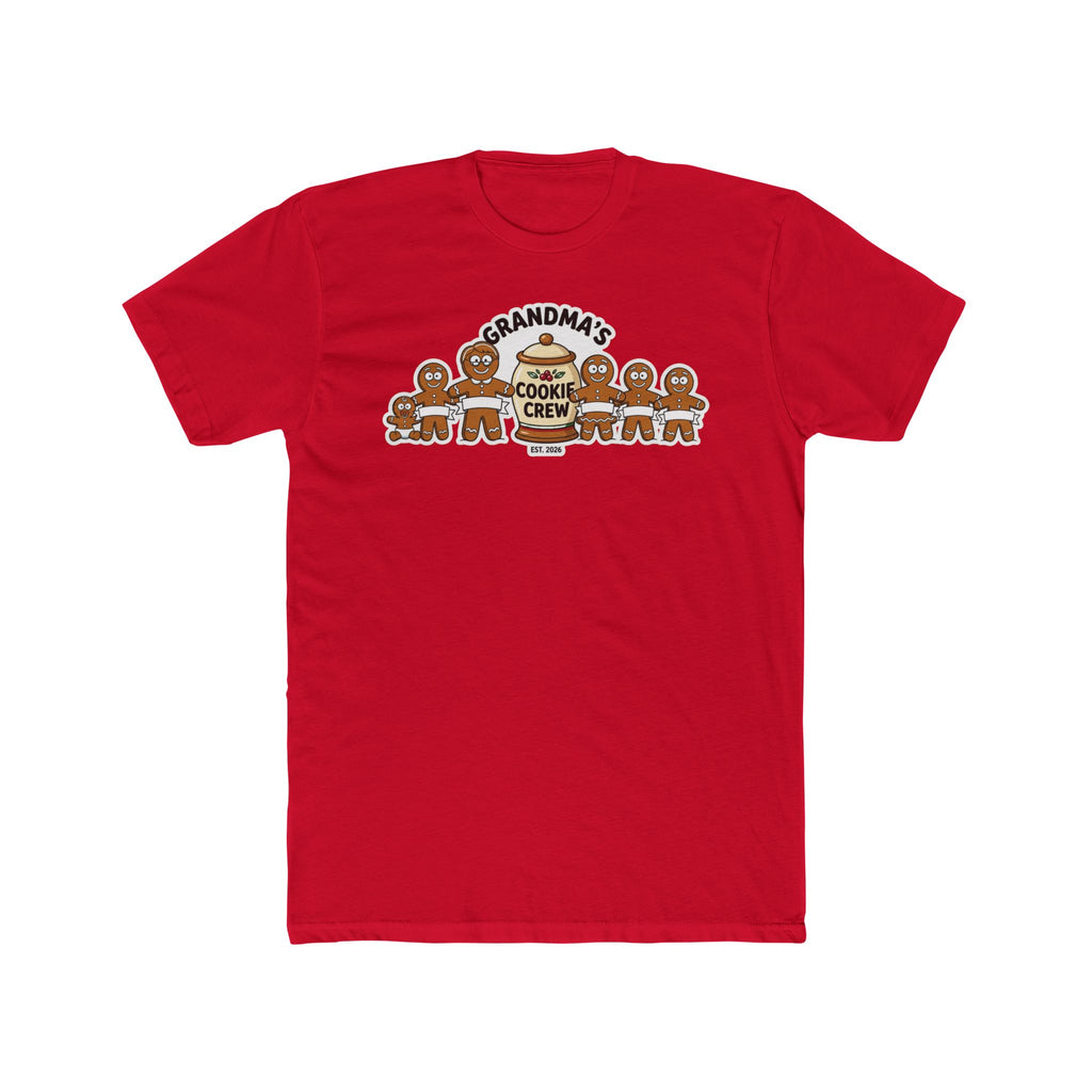 Grandma’s Cookie Crew 2026, Cotton T-Shirt (All Colors)(Custom)