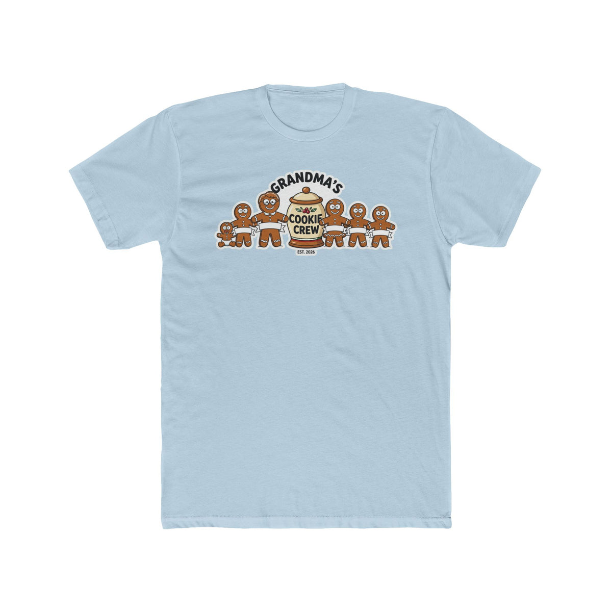 Grandma’s Cookie Crew 2026, Cotton T-Shirt (All Colors)(Custom)
