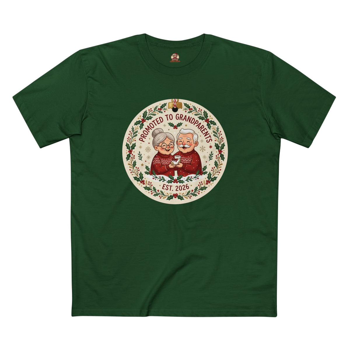 Casual Tee, Promoted to Grandparents (All Colors)(Custom)
