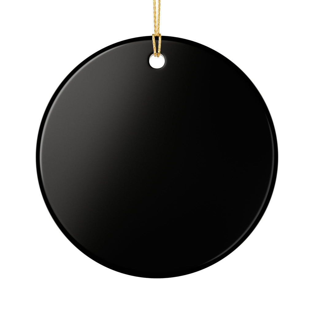Ceramic Ornament, Secret Santa Survivor (Black)