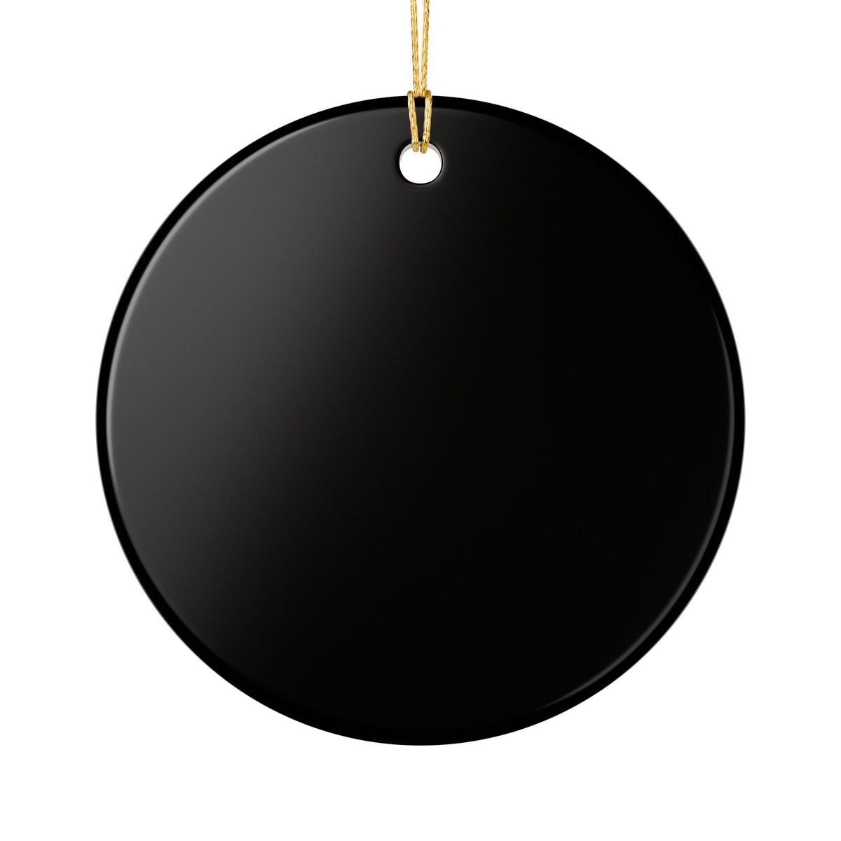 Ceramic Ornament, Secret Santa Survivor (Black)