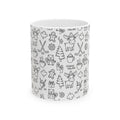 Ceramic Mug, Sticker Bomb (White)