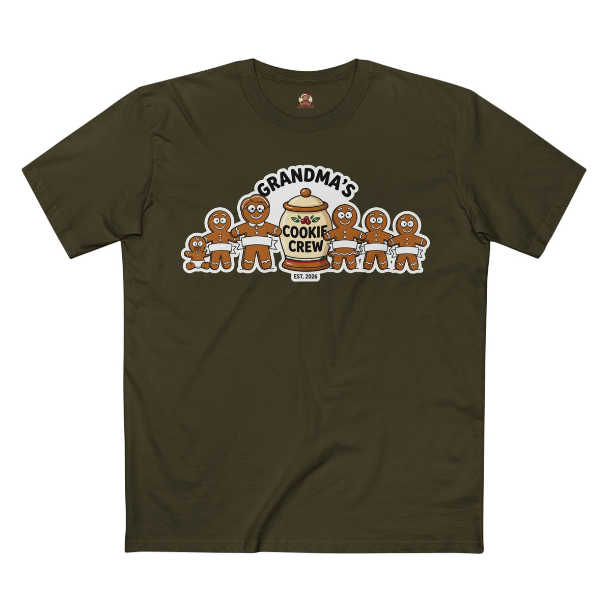 Casual Tee, Grandma’s Cookie Crew (All Colors)(Custom)