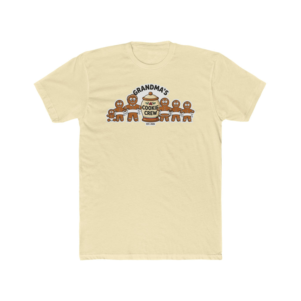 Grandma’s Cookie Crew 2026, Cotton T-Shirt (All Colors)(Custom)