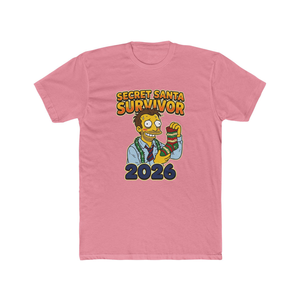 Secret Santa Survivor, Cotton T-Shirt (All Colors)