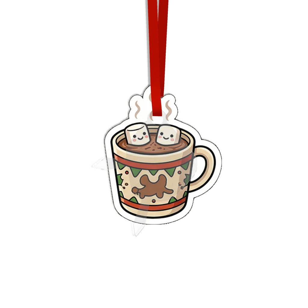 Die Cut Acrylic Ornament, Cocoa Season 1