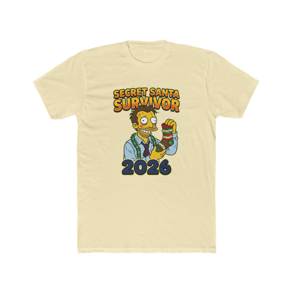 Secret Santa Survivor, Cotton T-Shirt (All Colors)