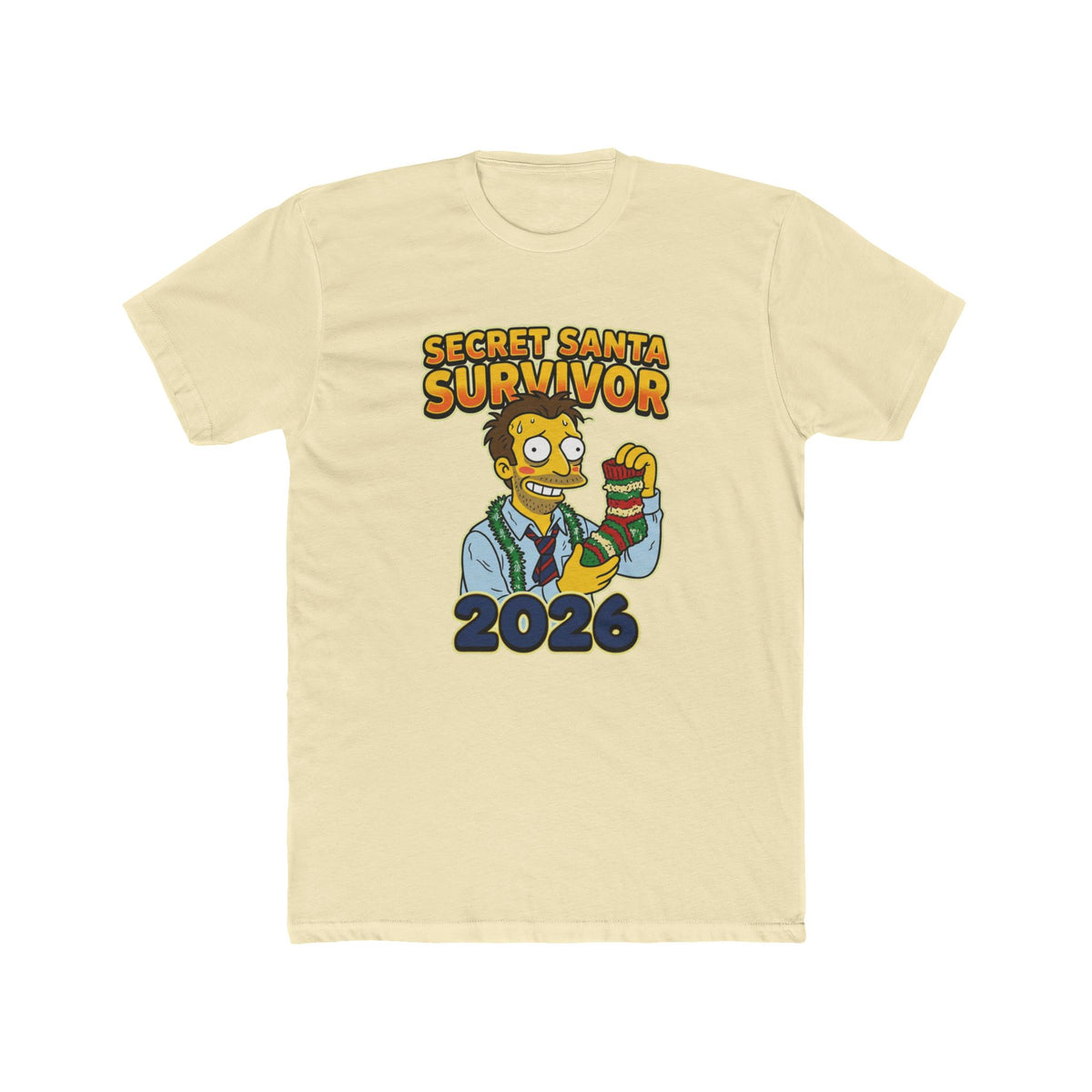 Secret Santa Survivor, Cotton T-Shirt (All Colors)