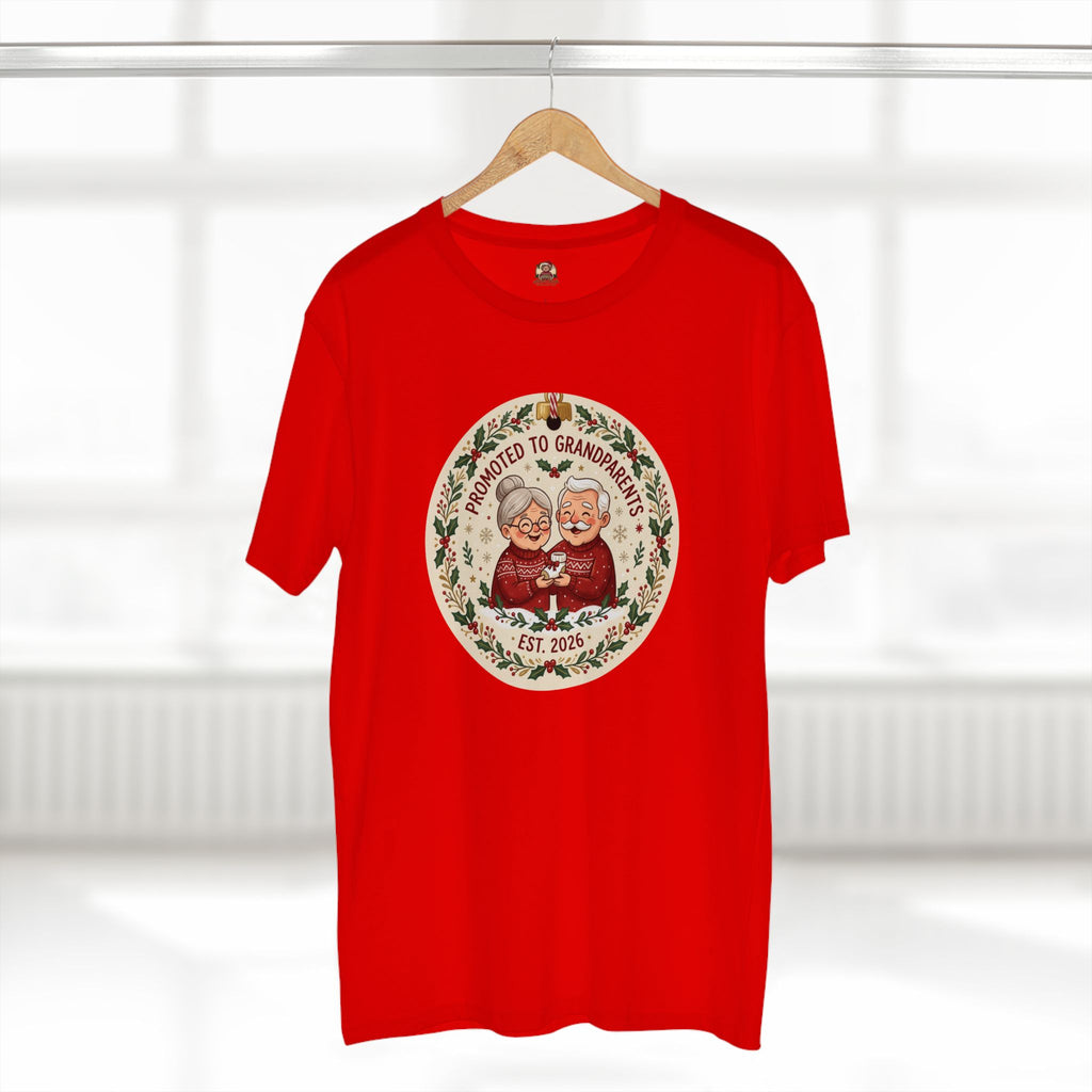 Casual Tee, Promoted to Grandparents (All Colors)(Custom)
