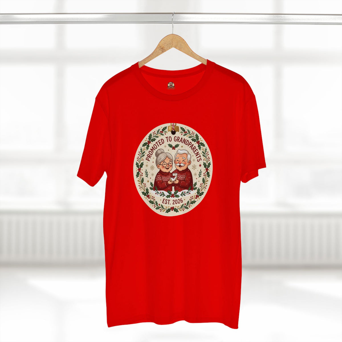 Casual Tee, Promoted to Grandparents (All Colors)(Custom)