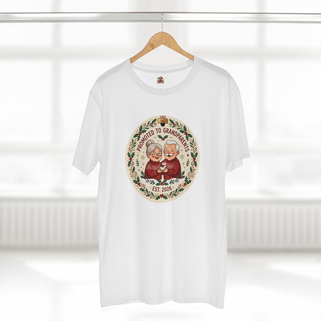 Casual Tee, Promoted to Grandparents (All Colors)(Custom)