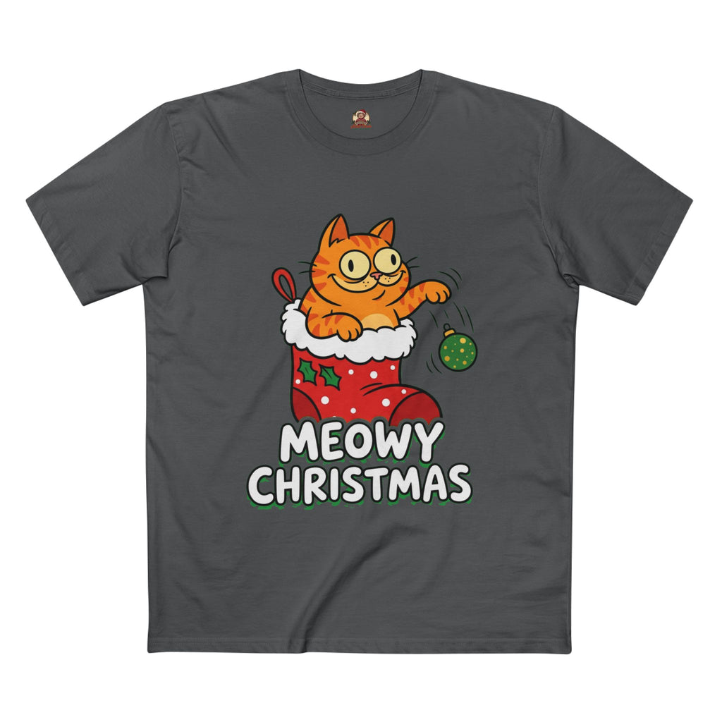 Casual Tee, Meowy Christmas (All Colors)
