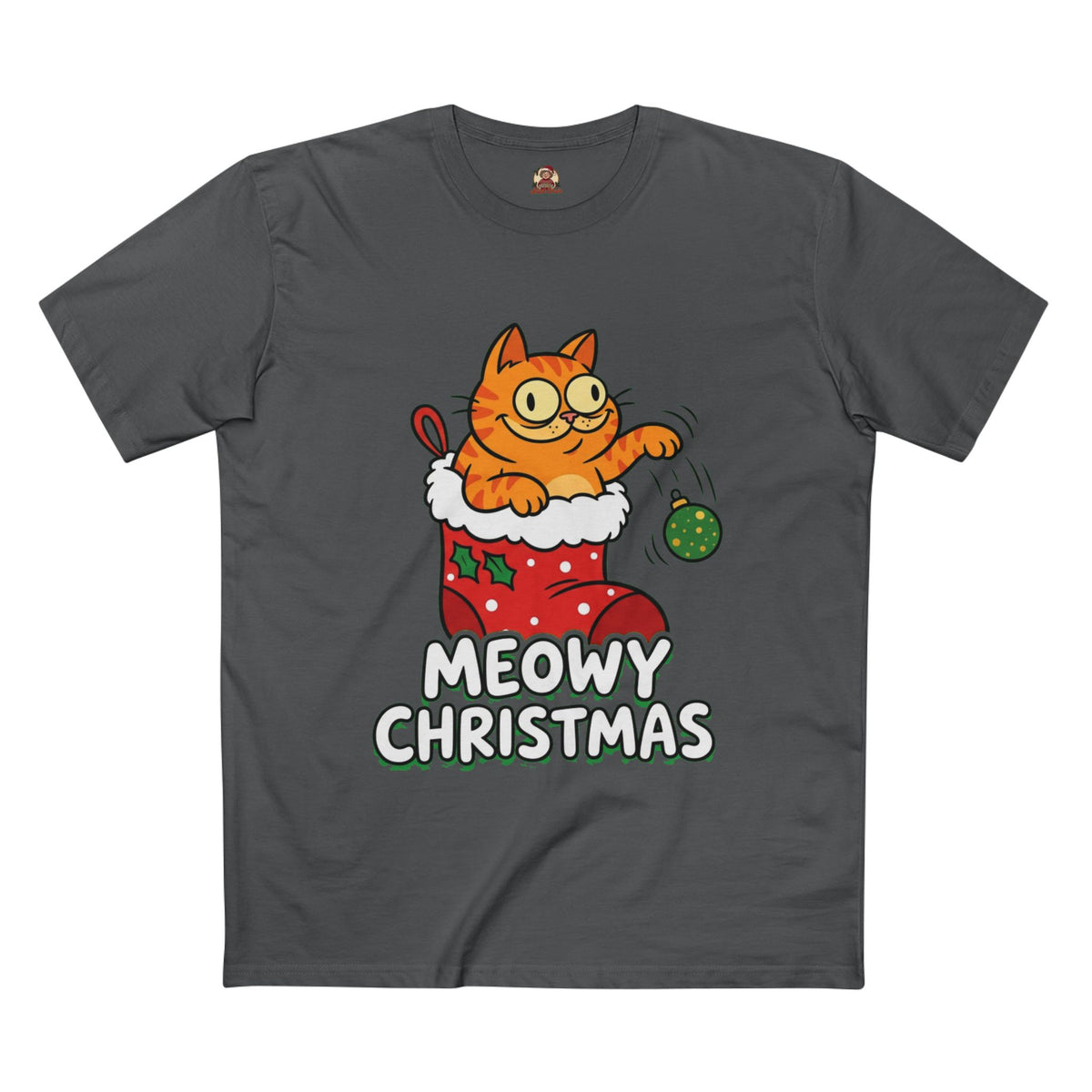 Casual Tee, Meowy Christmas (All Colors)