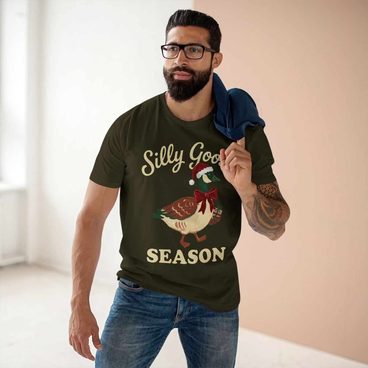 Casual Tee, Silly Goose Season (All Colors)