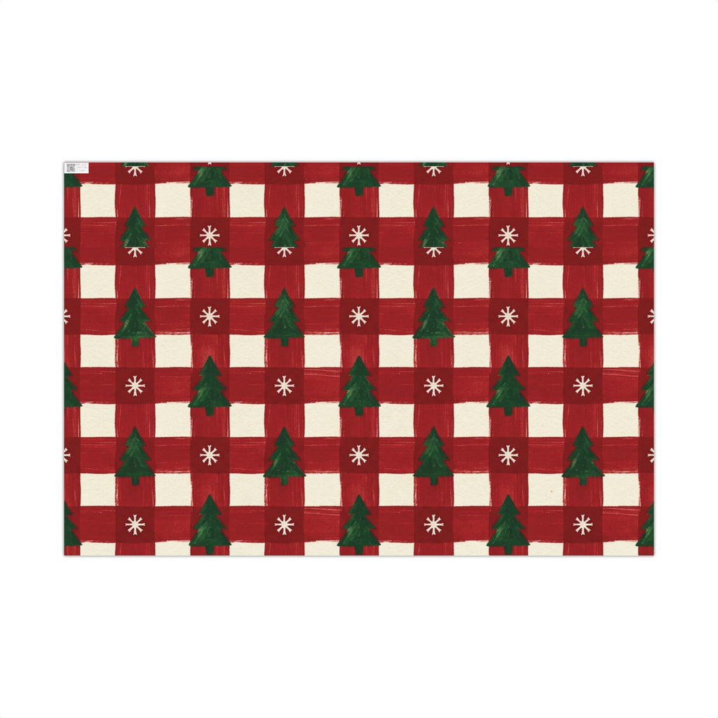 Christmas Giftwrap Paper, Classic Red (Custom)