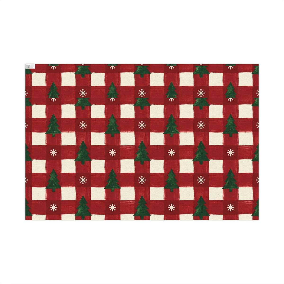 Christmas Giftwrap Paper, Classic Red (Custom)