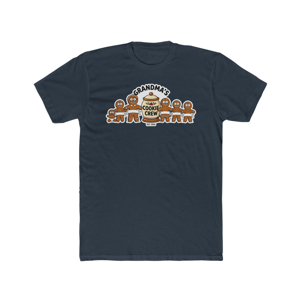 Grandma’s Cookie Crew 2026, Cotton T-Shirt (All Colors)(Custom)