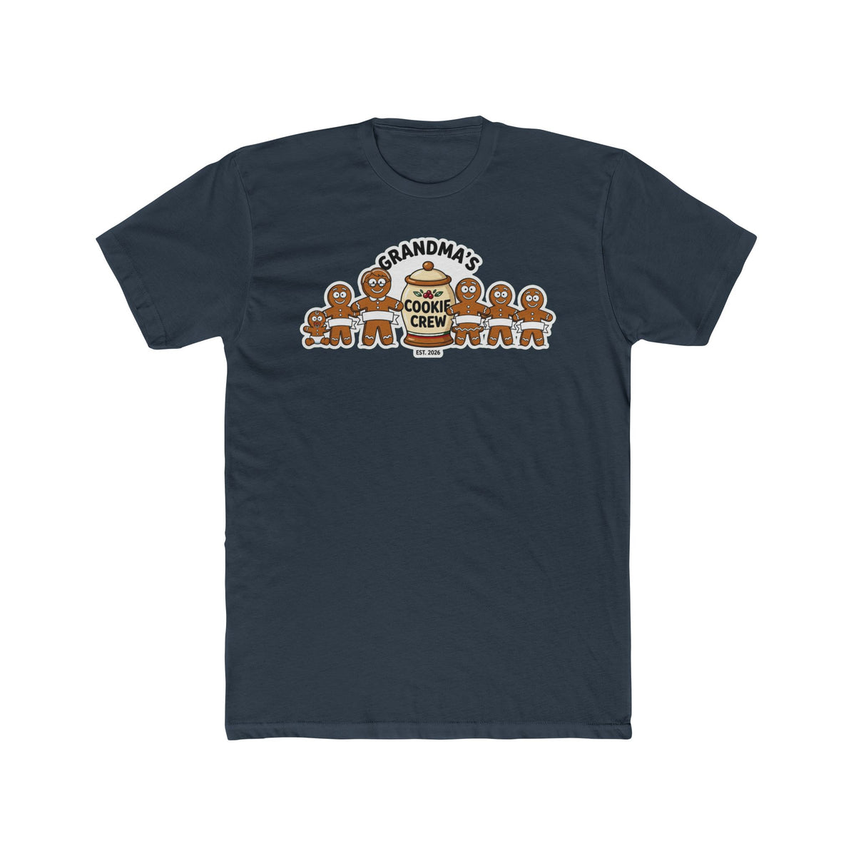 Grandma’s Cookie Crew 2026, Cotton T-Shirt (All Colors)(Custom)