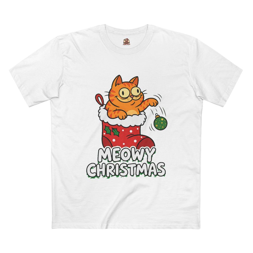 Casual Tee, Meowy Christmas (All Colors)