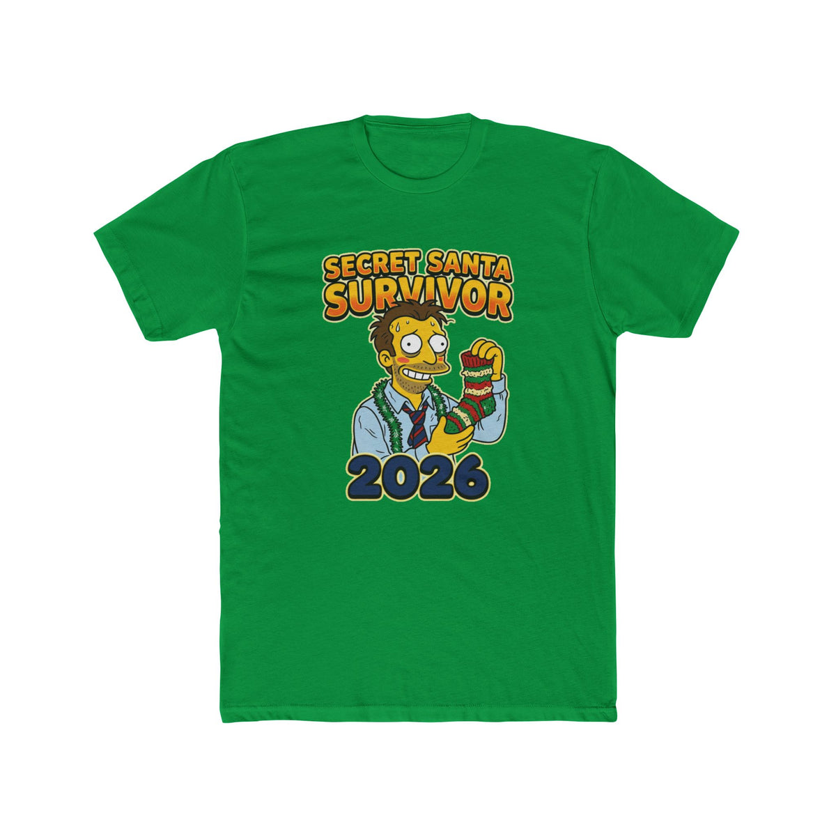 Secret Santa Survivor, Cotton T-Shirt (All Colors)