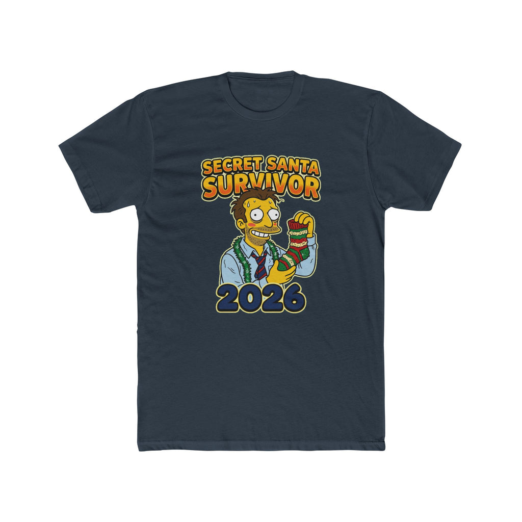 Secret Santa Survivor, Cotton T-Shirt (All Colors)