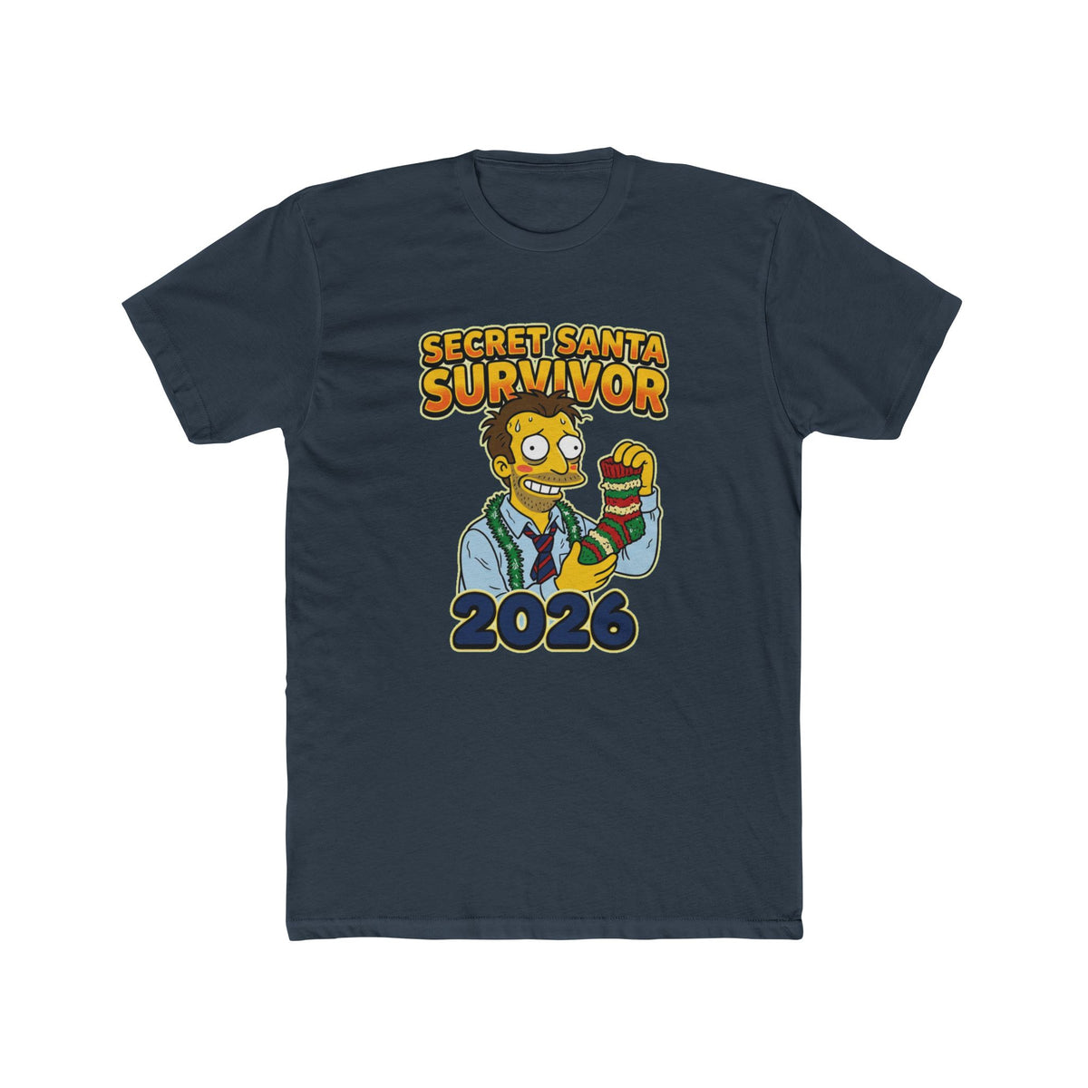 Secret Santa Survivor, Cotton T-Shirt (All Colors)