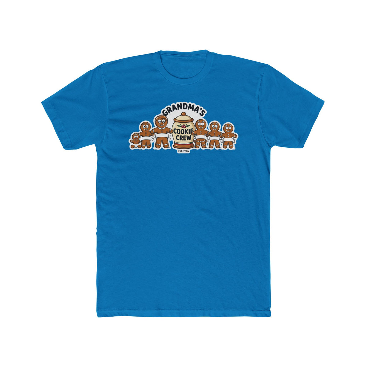 Grandma’s Cookie Crew 2026, Cotton T-Shirt (All Colors)(Custom)
