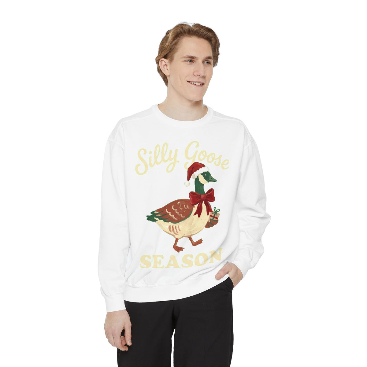 Dyed Sweatshirt, Silly Goose Season (All Colors)