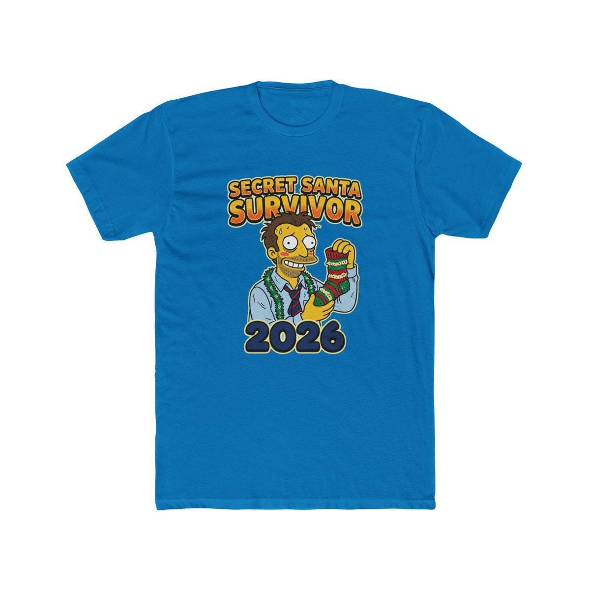 Secret Santa Survivor, Cotton T-Shirt (All Colors)