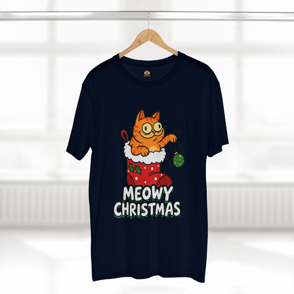 Casual Tee, Meowy Christmas (All Colors)