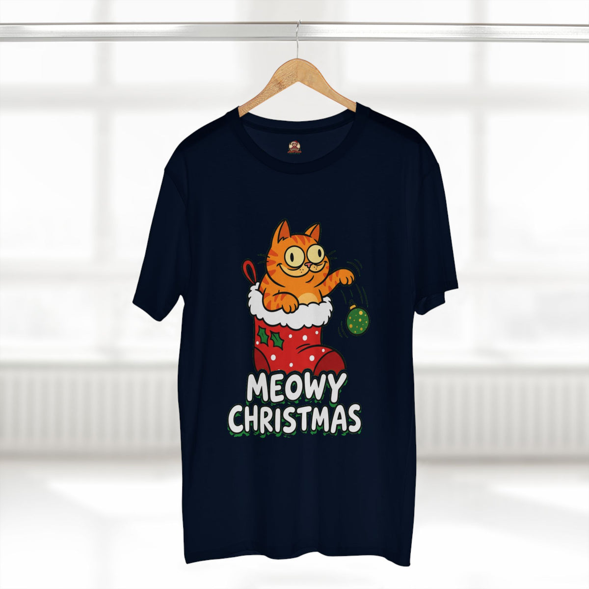 Casual Tee, Meowy Christmas (All Colors)
