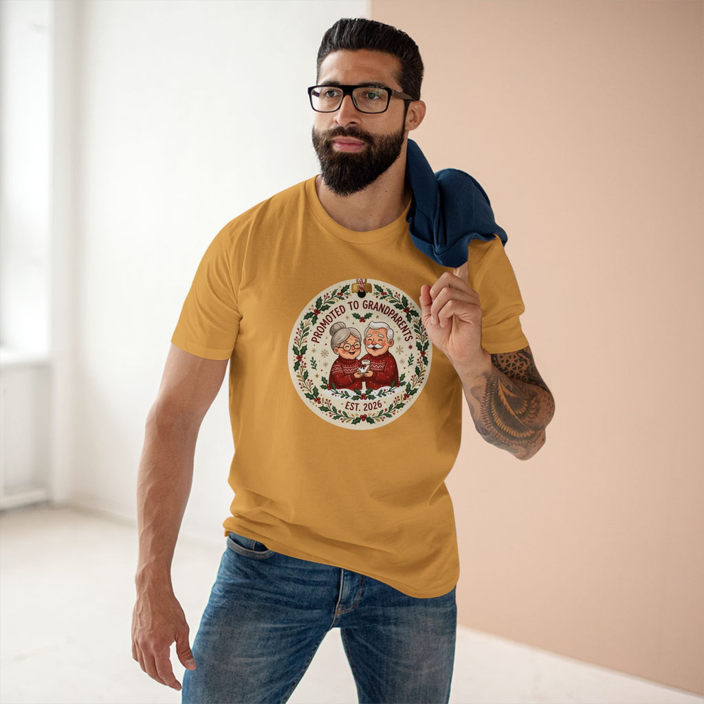 Casual Tee, Promoted to Grandparents (All Colors)(Custom)